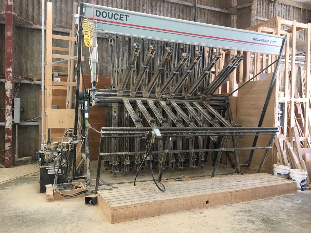 Used Doucet 10-6X12 Clamp Carrier with Clamps