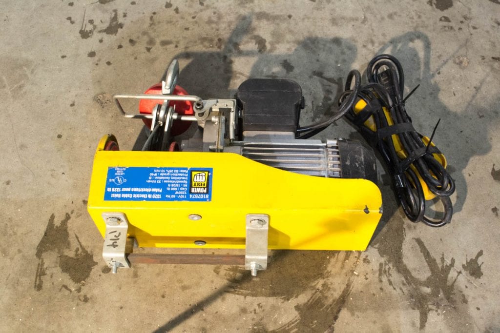 1320lbs Electric Cable Hoist