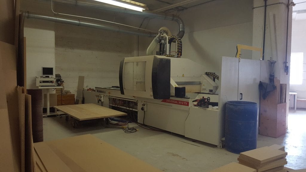 Morbidelli Universal 3012 TV Pod & Rail CNC Work Center