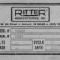 Ritter R450V Frame Clamping System