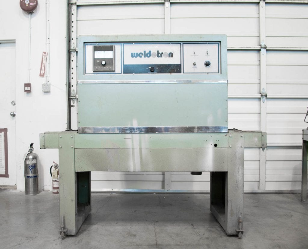 Weldotron 1406 Strapper & Heat Shrink Tunnel