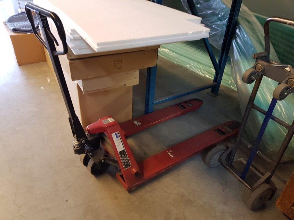 DAYTON 5500 lbs Manual Pallet Jack Model 4YX97