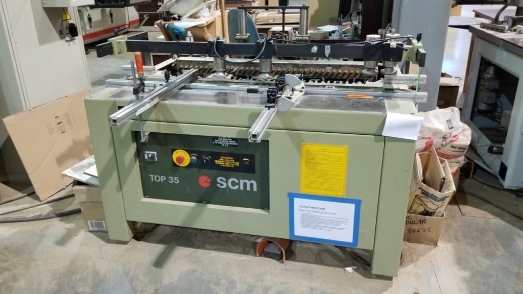 SCM Top 35 gang drilling machine