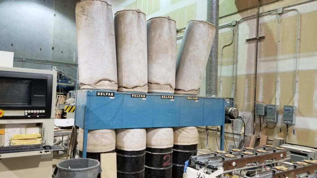 Belfab LW 4 bags 10 Hp Dust Collector