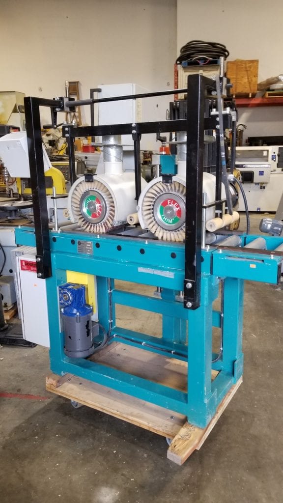 OPTI-SAND MODEL L200TB TWIN HEAD TRIM SANDER