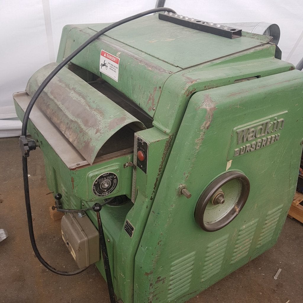 Used Wadkin Bursgreen Planer