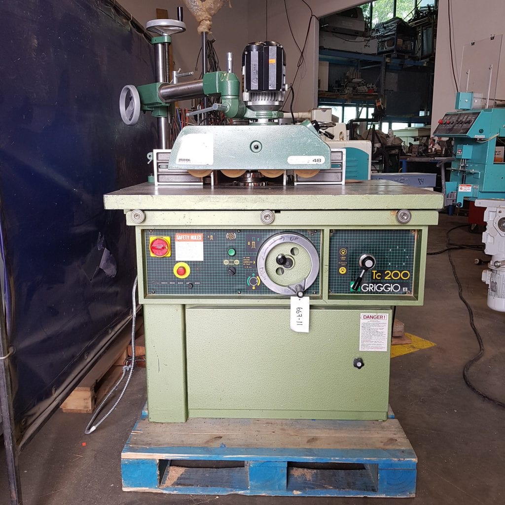 Griggio TC200 Shaper with Feeder