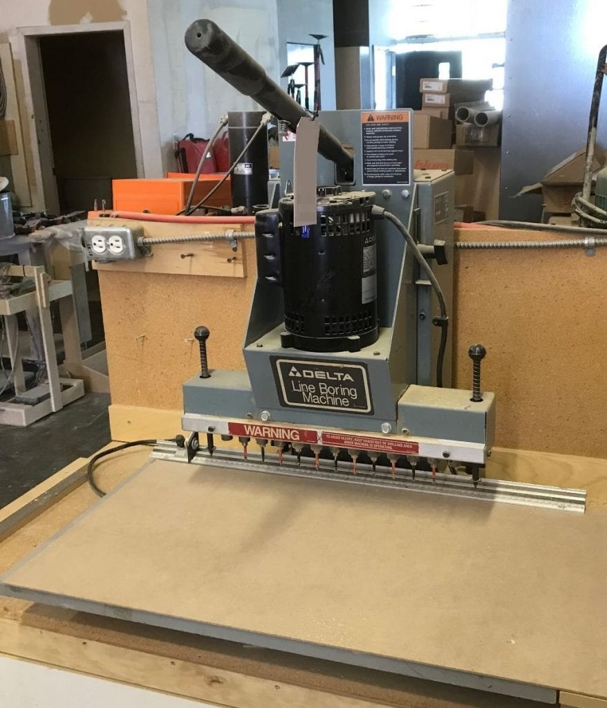 Delta 32-325 3/4-Horsepower 13-Spindle Line Boring Machine