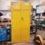 Used Flammable Materials Storage Cabinet W/Keys