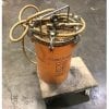 Pressurized glue pot container