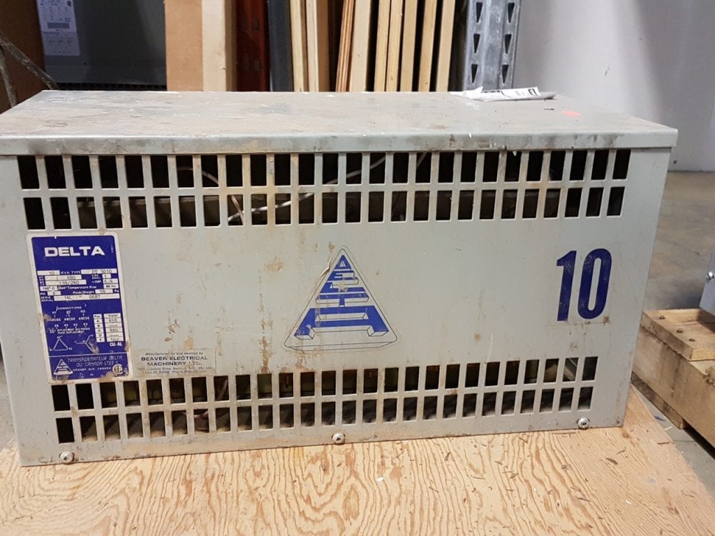 544-51 Delta 10KVA 480V Transformer