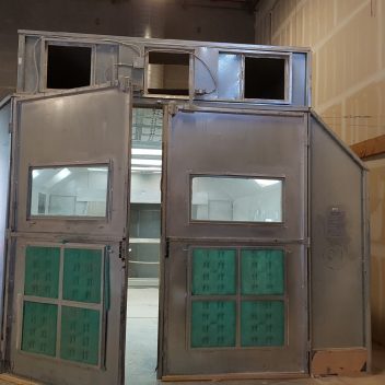 Closed Paint booth