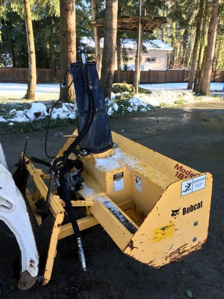 Bobcat Ingersoll Rand 1812X61 Snowblower attachment