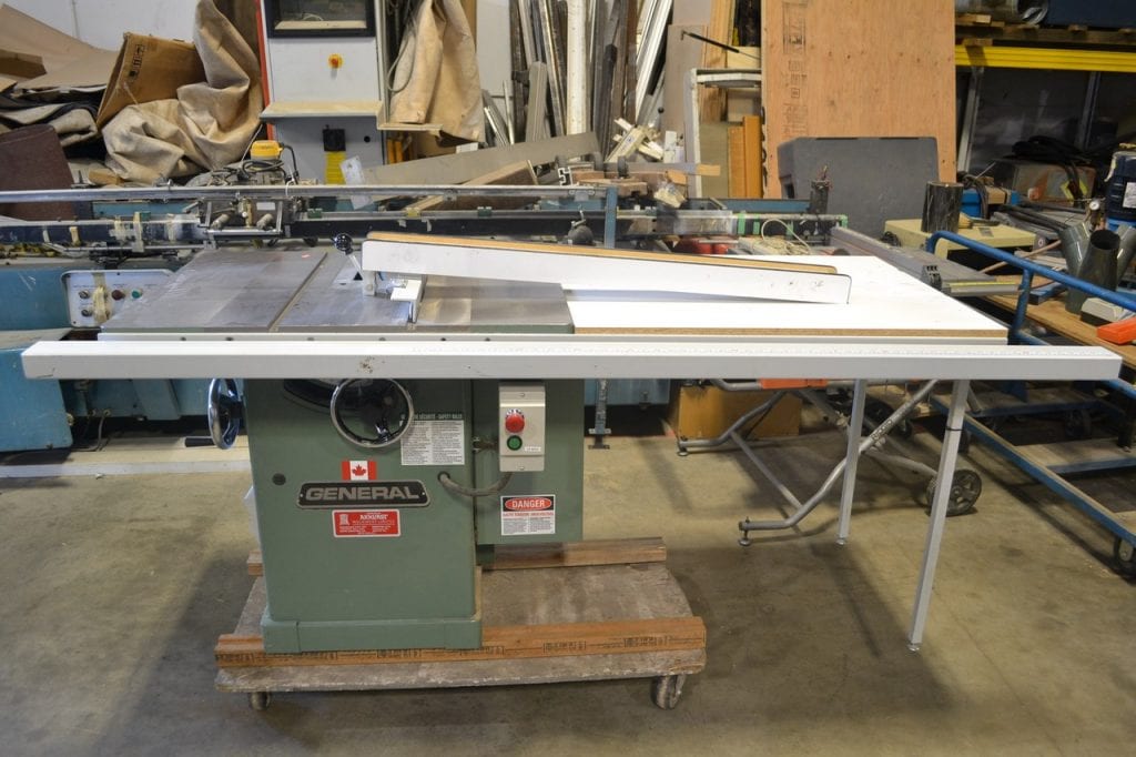 General 10 Inch Table Saw Model 350