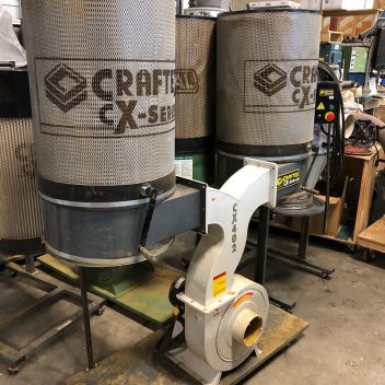 Craftex Dust Collector 3HP W/CANISTERS CSA CX402