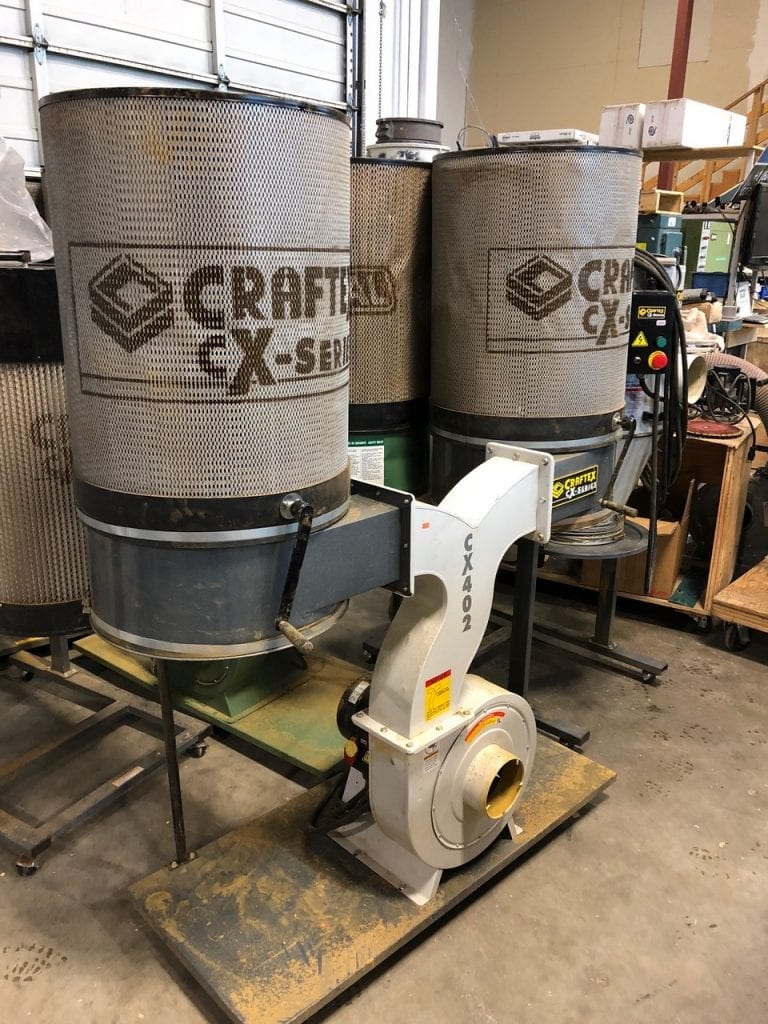 Craftex Dust Collector 3HP W/CANISTERS CSA CX402