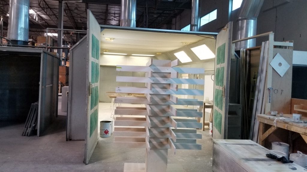 587-9 Cross Flow Paint Booth