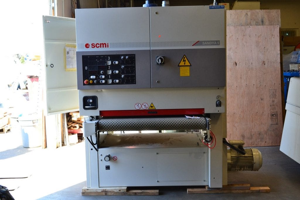 SCMI Sandya 5/S RRCS 110 43 Inch wide 3 head sander