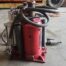 Used Motomaster Red air assist hydraulic bottle jack