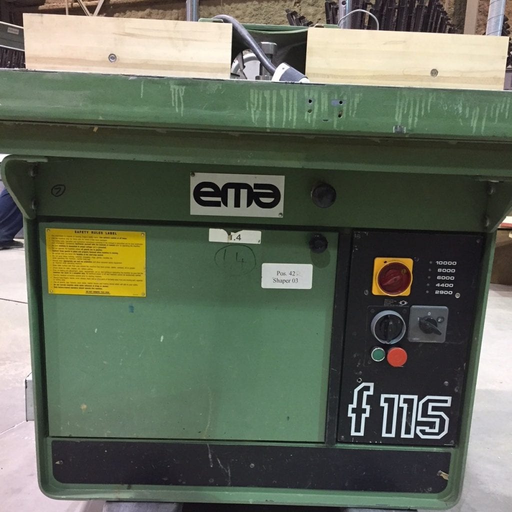 Used Casadei F/115 C Shaper