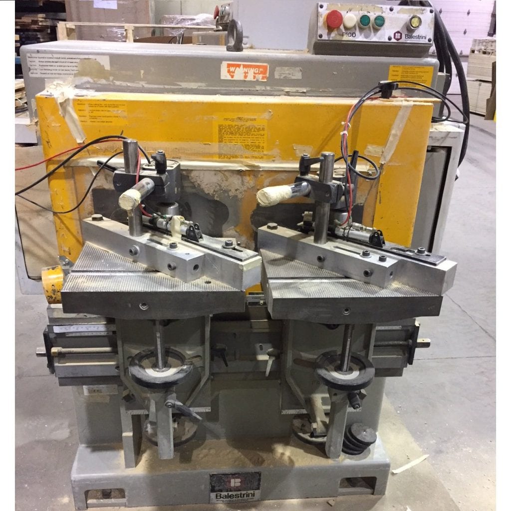 Used Balestrini PICO Twin Table Round End Tenoner