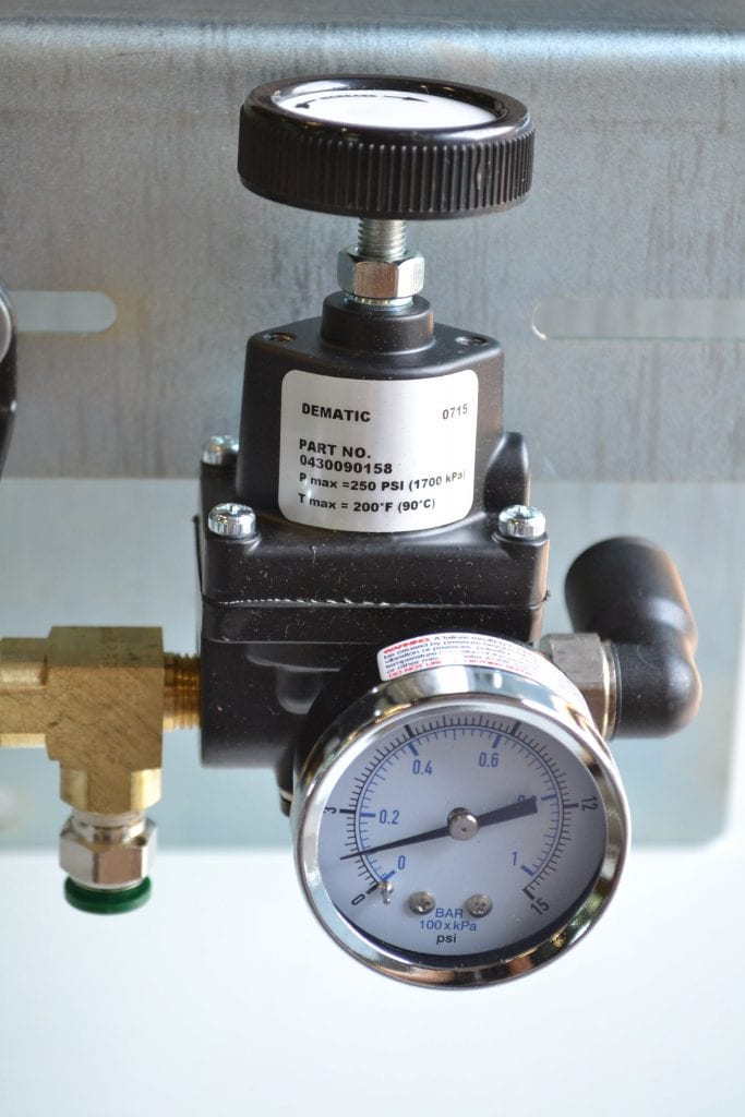 Used Dematic Precision Regulator 0430090158 & PARKER P32EB92EGMBNNP Global Air Preparation System Filter/Regulator