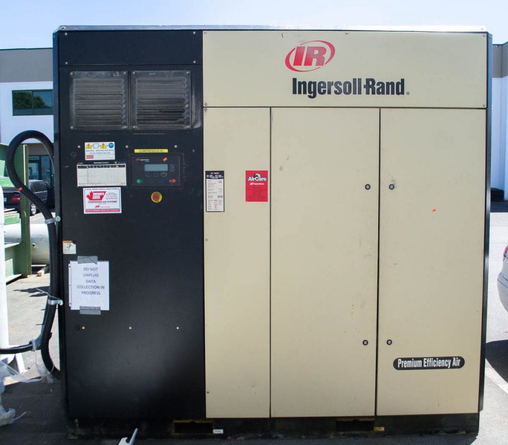 Used Ingersoll Rand 125 hp Screw Compressor
