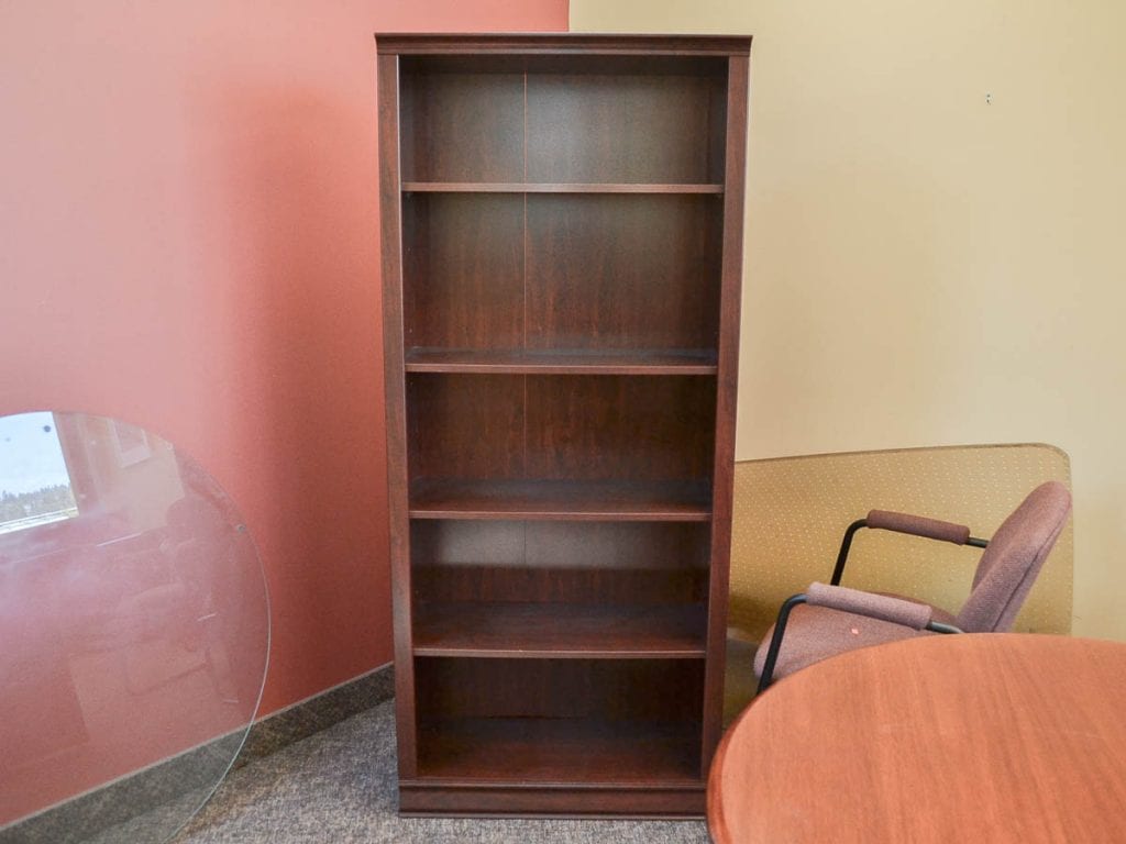 Burgundy Bookshelf