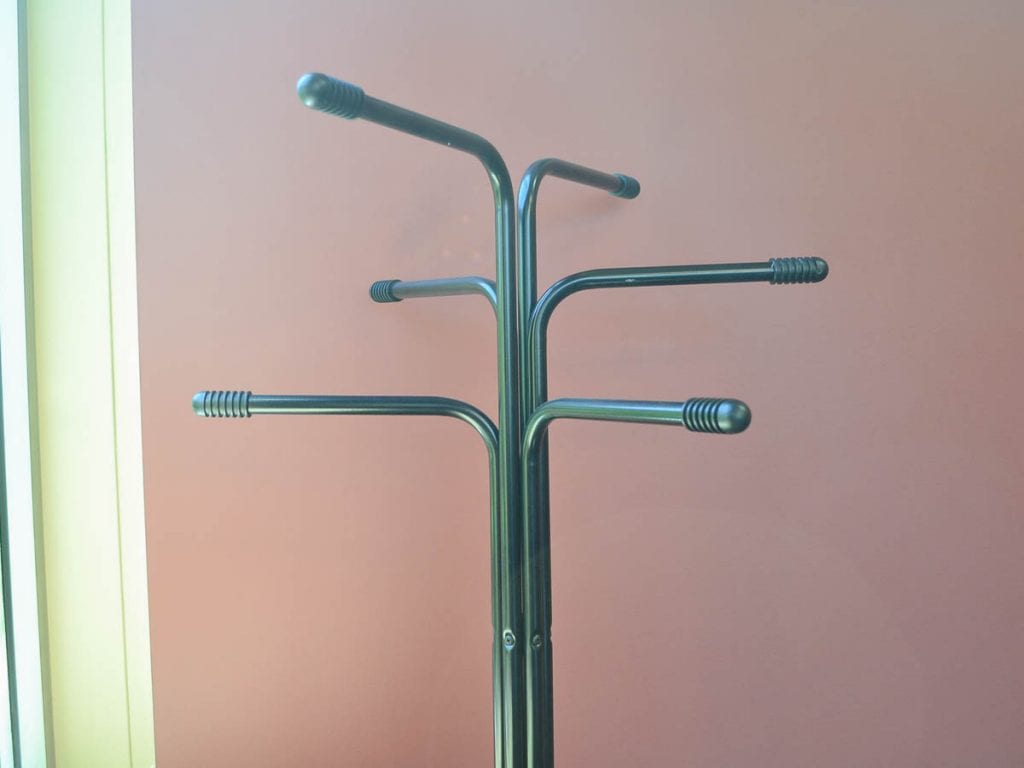 Black Metal Coat Rack