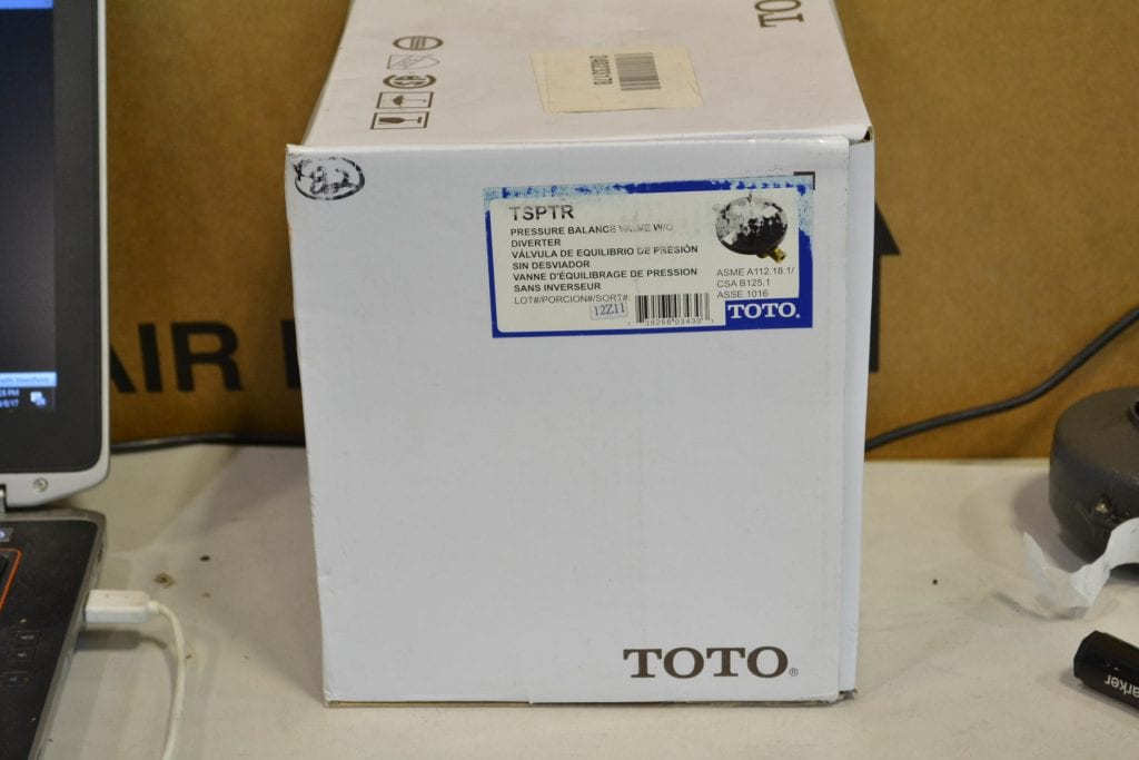 TOTO Pressure Balance Valve w/o diverter