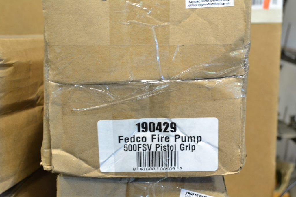Fedco FSV 500 Pistol Grip Fire Pump