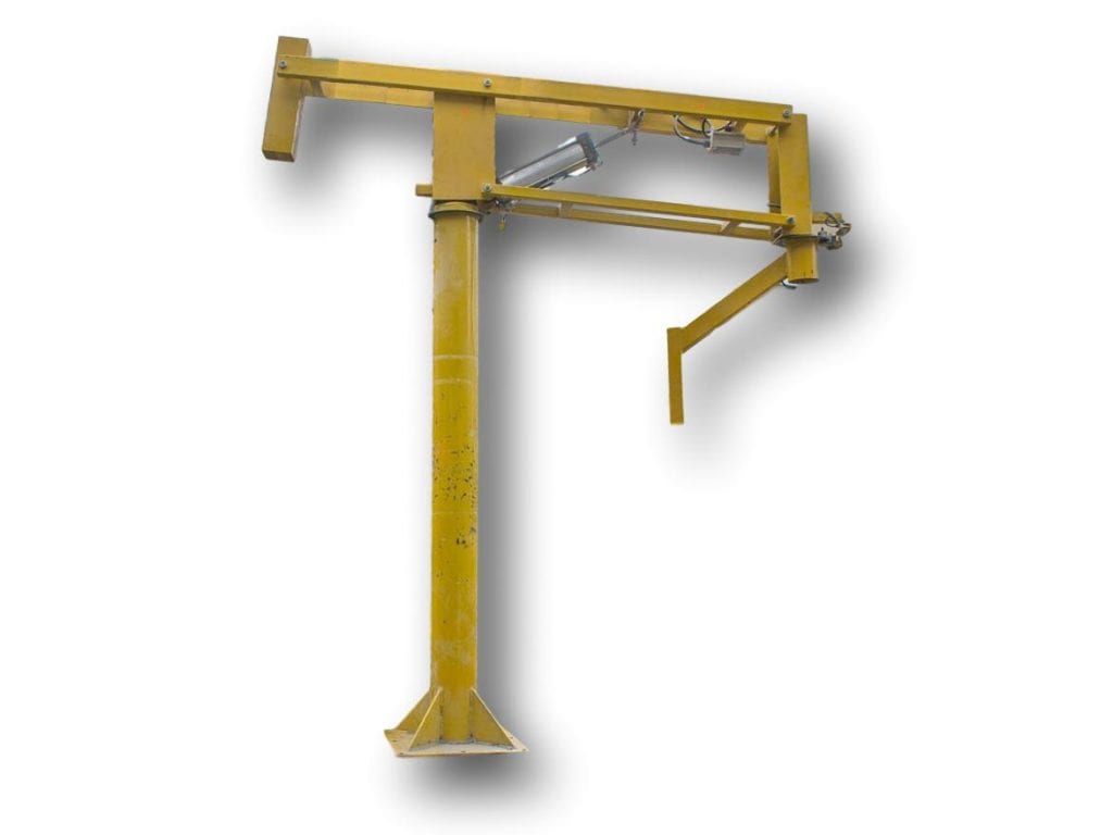 Window handling frame and control unit