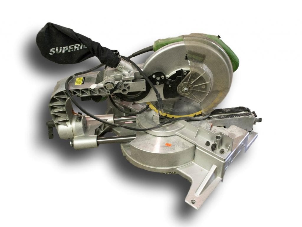 Used Superior PC CF-30 Slide compund dual bevel mitre  Saw