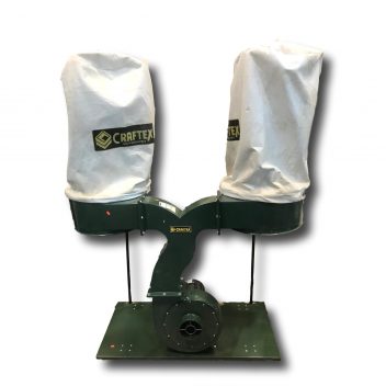 Craftex CT 118 3 HP Double Bag Portable Dust collector