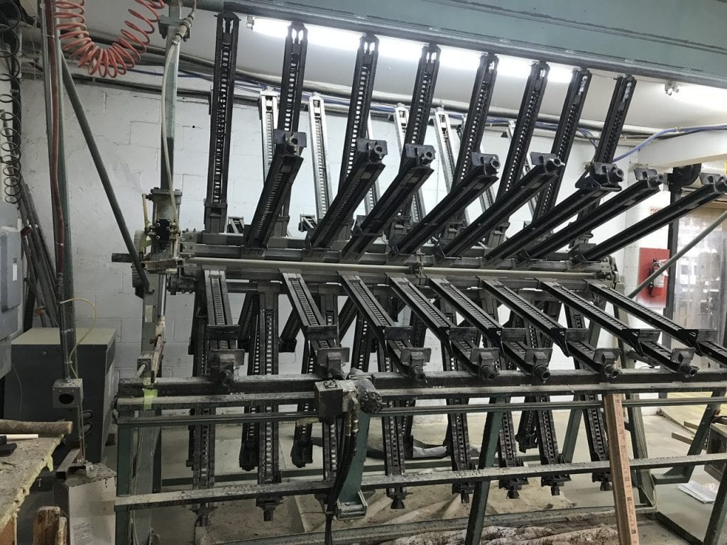 Used Doucet 8 Section Clamp Carrier