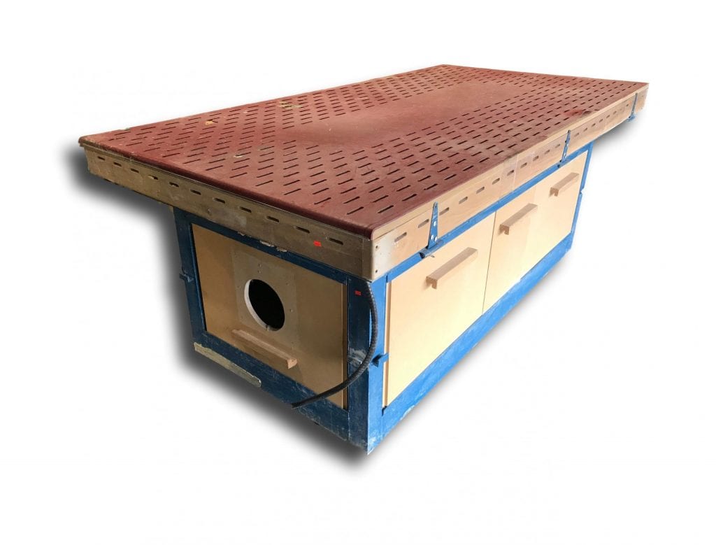 Denray 9600 96 x 48 Down Draft Table