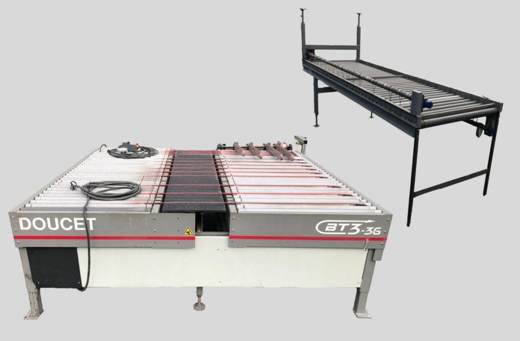 Doucet BT3-36- Return Conveyor 3 Piece System