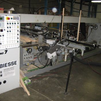 Biesse Techno 7 Feed Thru Drill Machine