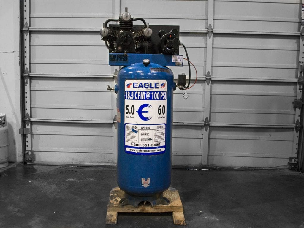 Eagle 5HP Vertical Compressor