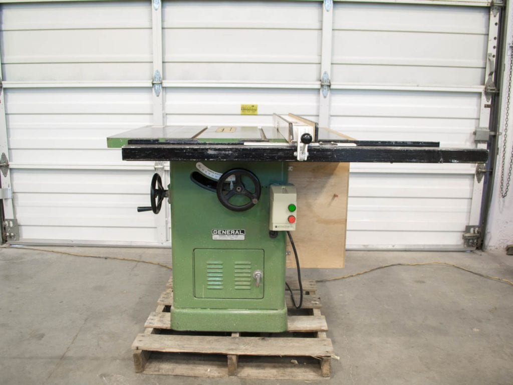 Genral 350 10 inch Tilting Arbor Saw