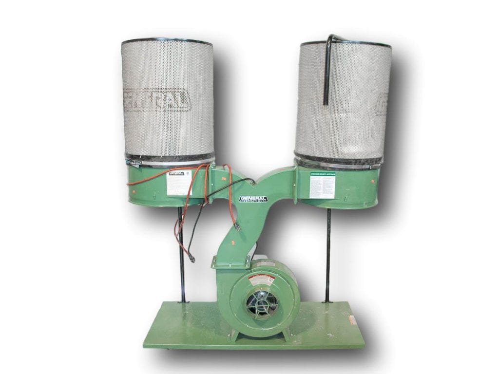General International 10-210 2 Bag Dust Collector