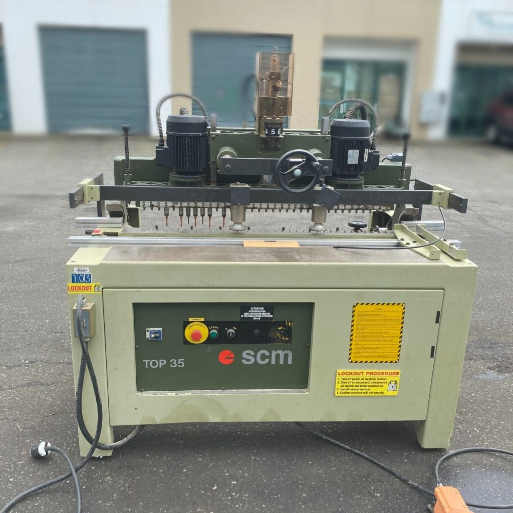 SCM Top 35 Multi Spindle Boring Machine
