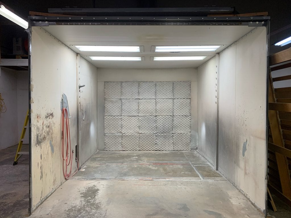 Closed Paint Booth