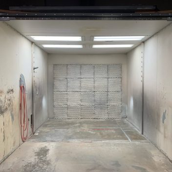Closed Paint Booth