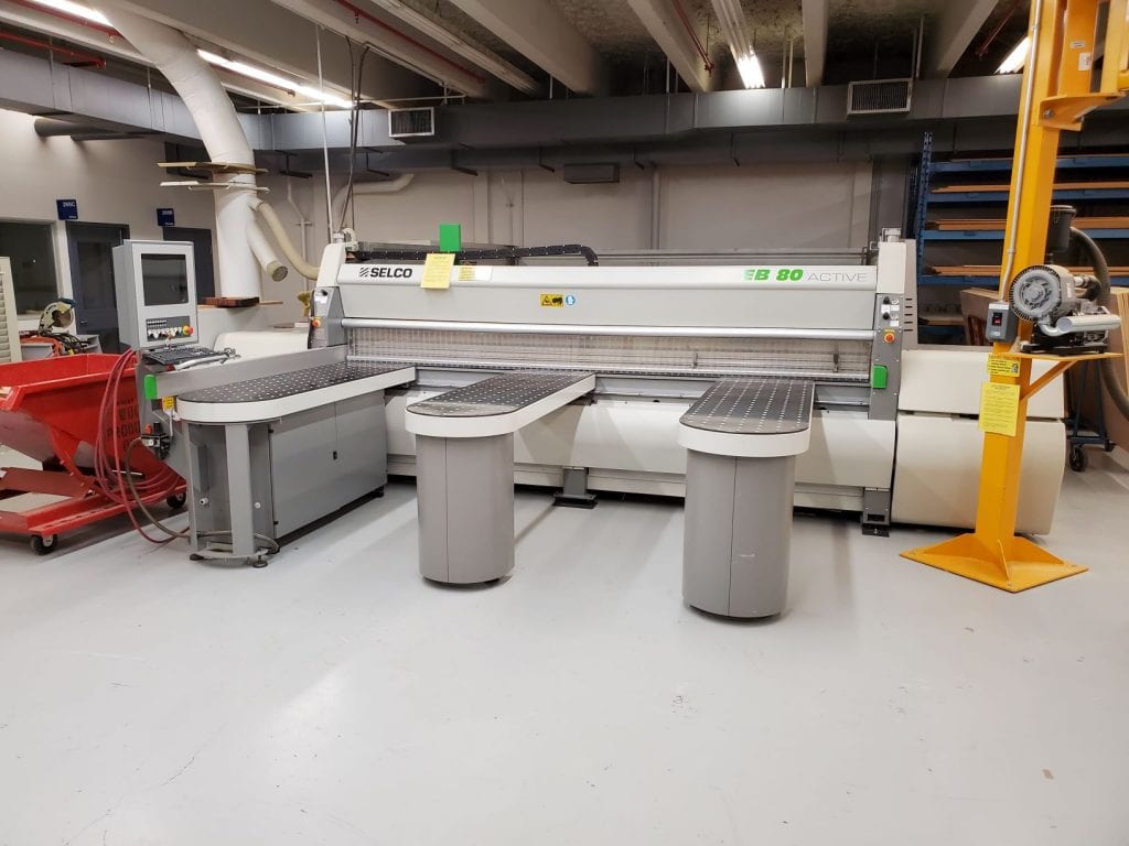 Used Selco EB 80 front load beam saw for sale