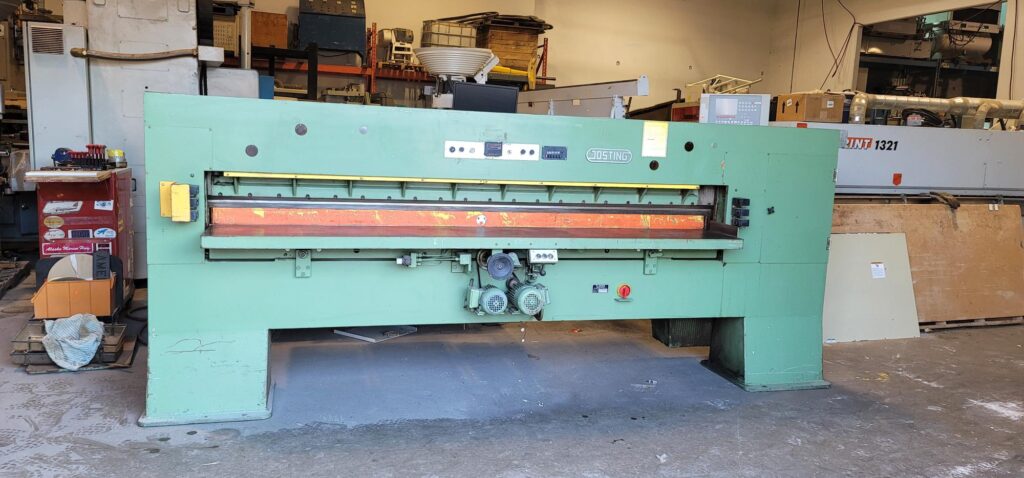 Used Josting Veneer Guillotine