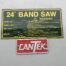 Used Cantek Bandsaw 24
