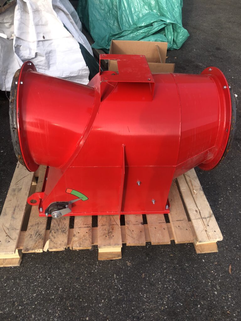 Used Dust Collector Inlet Isolation Damper 18
