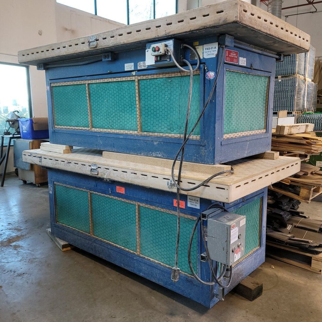 Used Denray Downdraft Table