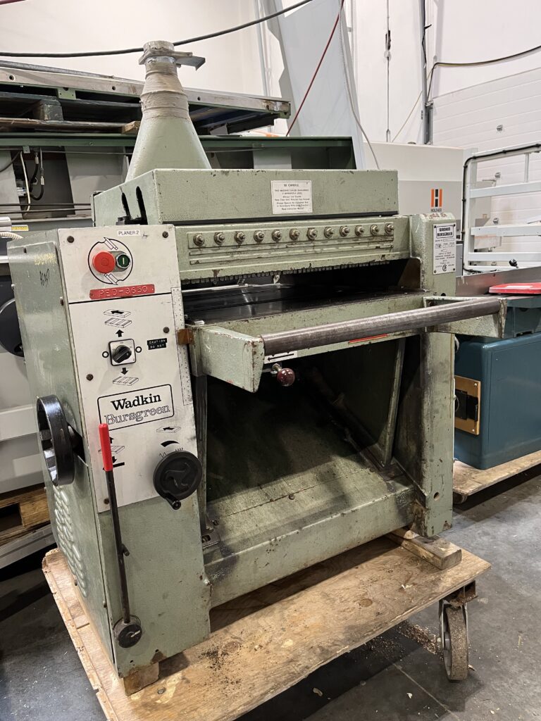 Used Wadkin Bursgreen Planer